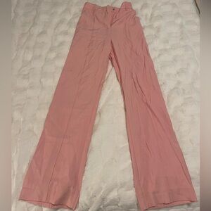 Never worn Princess Polly pink trouser pants, size 2